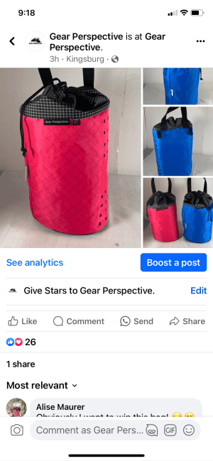 Ultralight Rope Bag Small: performance meets sustainability